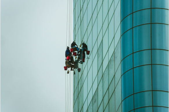 high rise window cleaning